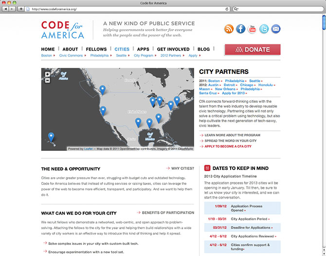 Code for America | Cities